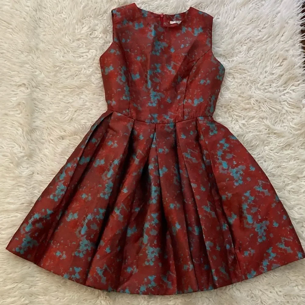 BB Dakota Red & Blue Dress Sz 0_5